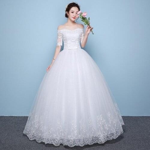 Wedding Dress One-shoulder 2021 High-end Fashion Popular Beautiful New Style Thin Princess Bride Plus Size