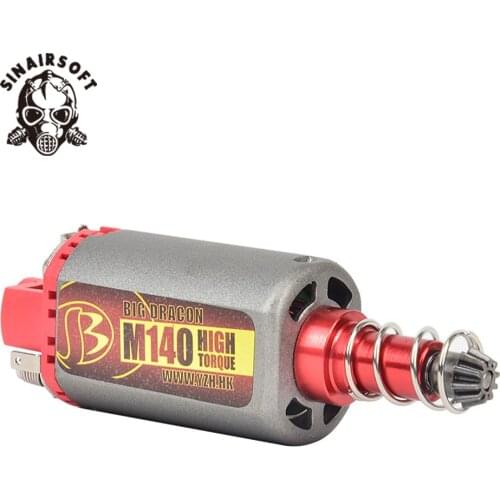 SINAIRSOFT Terminator M140 High Twist Type High Torque Motor Long Axle AEG Airsoft Hunting Accessories for M4 M16 MP5 G3 P90 etc