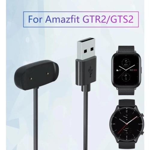 USB Charging Cable For Huami Amazfit Gtr 2(GTR2)/Gts 2(GTS2) /Bip U/Gtr 2eSmart Watch USB Charger Cradle Fast Charging Cable