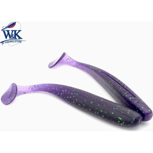 11.5 CM Freshwater Fishing Lures for Walleye Pike Zander Perch Bass with Strong Scent Weightless Rig at Live Action Soft Bait