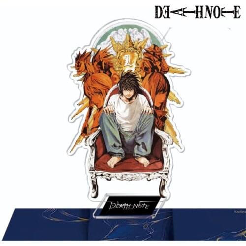 Japanese Anime Death Note Yagami Light Figures Stand Model High Qulality Double Sided Acrylic Standing Figure Desktop Decoration