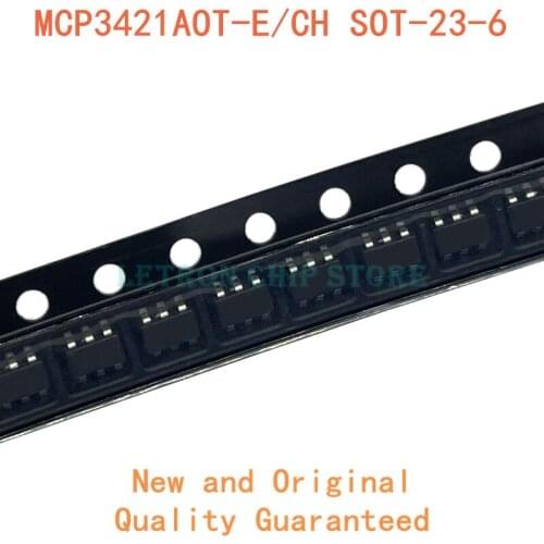 10PCS MCP3421AOT-E/CH SOT-23-6 CA SOT23-6 SMD new and original IC Chipset