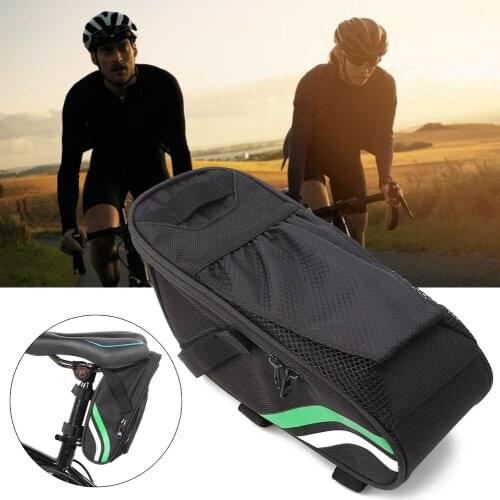 100% Brand New Multi‑Functional Bike Tail Saddle Bag Water Bottle Packet For Mountain Folding Bicycle Hanging Horizontally