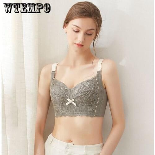 Women Plus Size Bras Underwear C D Push Up Bra Seamless Wireless Sexy Gathered Bralette Plus Size Push Up Bra for Women