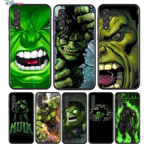 Black Soft Marvel Hulk Avengers For Samsung Galaxy A90 A80 A70 A70S A60 A50 A40 A30 A30S A20S A20E A10 A10E Phone Case