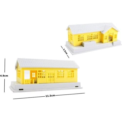 D510 suitable for scene accessories electric rail train toys dedicated track houses (11.5 cm)2pcs/LOT Childrens toys