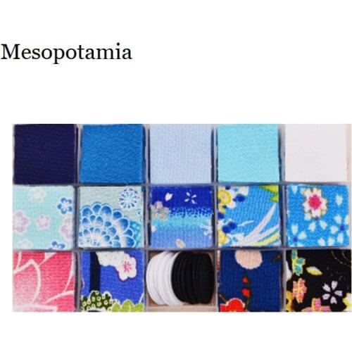 DIY Handmade Accessories Creative Blue Starry Sky Ocean Cloth Arts Sewing Printed Decoration Crafts Creative Arts Cotton Cloth