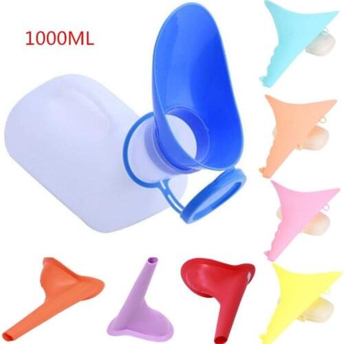 Hot Sale 1000ML Female Male Portable Mobile Toilet Car Travel Journeys Camping Boats Urinal Outdoor Supllies