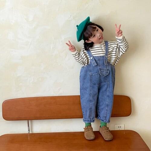 Kids Jumpsuit Loose Spring Children Kids For Boys Girls Pants Casual Baby Boy Girl Overalls Pants Autumn Boy Girl Braces Pants