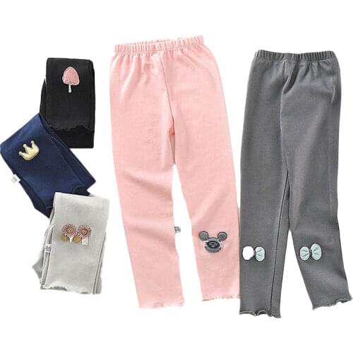 Girls Leggings Cartoon Pants For Kids Cotton Skinny Children Trousers 2020 Brand Baby Leggins Toddler Bottom Clothing