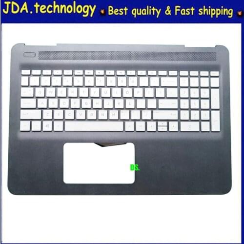 MEIARROW 95%New For HP 15-BC 15-AX TPN-Q173 Palmrest Upper Cover Backlit US Keyboard Touchpad L22938-001