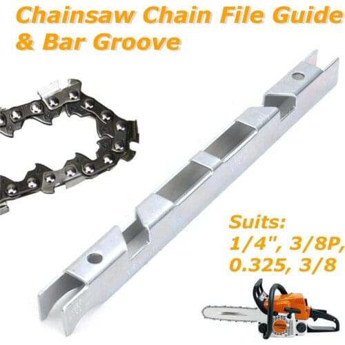Chainsaw Chain Raker File Guide Depth Guide Suits For 1/4" 3/8" P 0.325" Chain Saw Practical Chain File Sharpening Cleaner
