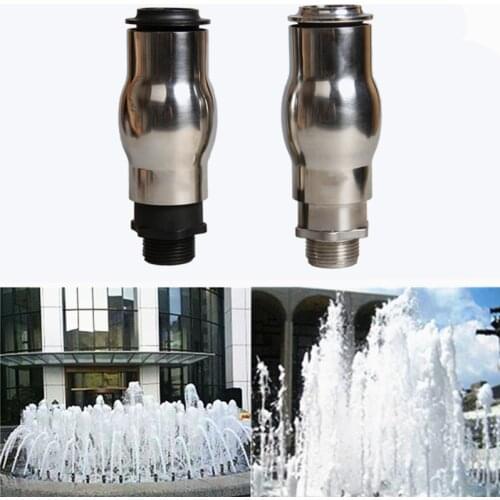 DN25 1" Steel Plastic Ice Tower Frothy Fountain Jets Nozzles For Garden Pond Pool