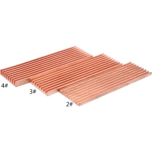 Pure Copper Heatsink Cooler Heat Sink Thermal Conductive Adhesive for M.2 2280