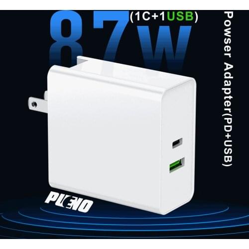 Wholesale free shipping 87w super fast quick charger, input 100-240V 1.8A,output 5,9,12,15,20V 4.34A ,87W MAX all mobile can use