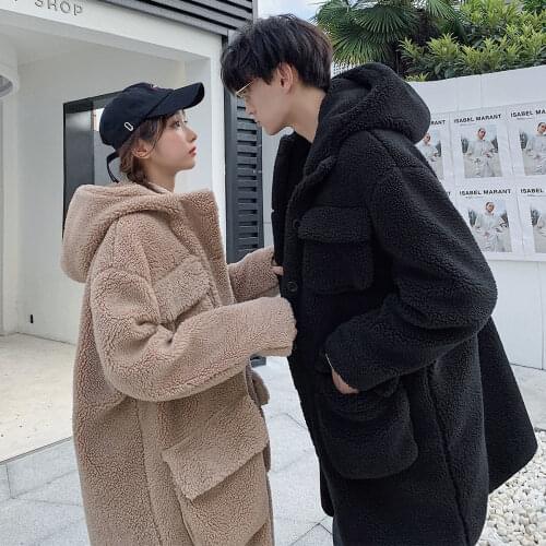 2021 Winter Man Clothing Mens Oversized Fashion Long Parkas Woman Korean Streetwear Casual Parka Hooded Warm