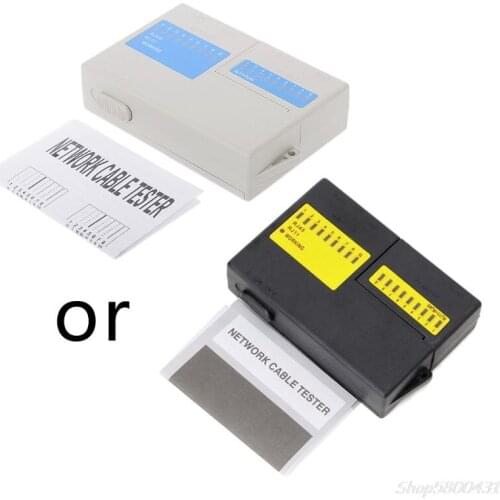 Professional Super Mini Network LAN Cable Wire Cat5 RJ11 RJ45 Tester New O16 20 Dropshipping