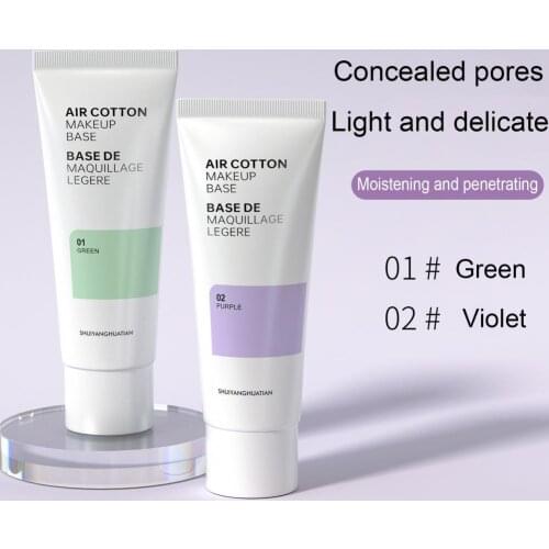 35g Air Cotton Make Up Base Easy Absorption Moisturizing Mini Face Primer Cream for Women