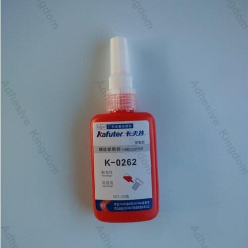 High Quality 2pcs kafuter K-0262 50g anaerobic adhesive metal thread locking fixative general-red high strength screws glue