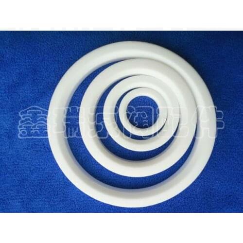 10pcs a lot PTFE sealing ring Q41 stainless steel ball valve gasket, flange screw 3 inch ball valve seat DN80