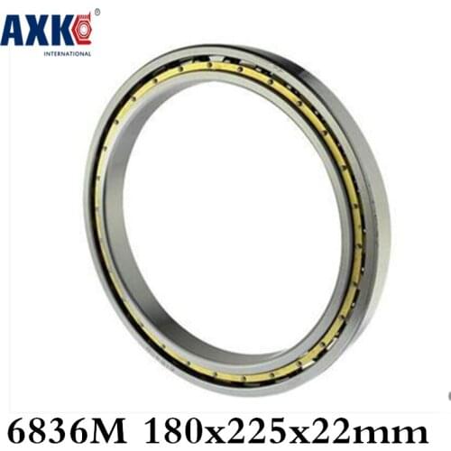 2021 Real Hot Sale Steel Rolamentos 6836 M 180x225x22mm Metric Thin Section Bearings 61836m Cage