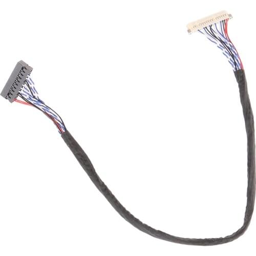 20Pin DF19-20-D8 1ch Signal 8 Bit LCD Screen Driver Board Line LVDS Screen Cable