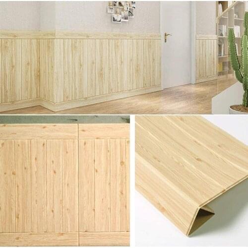 3D wallpaper wall paper 3D imitation wood grain wall stickers DIY waterproof self-adhesive decorative wallpaper brick wallpaper