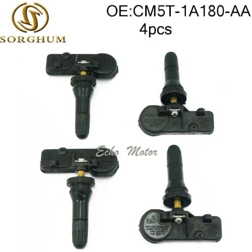 4pcs CM5T-1A180-AA Tire Pressure Sensors TPMS fits for Ford Motorcraft