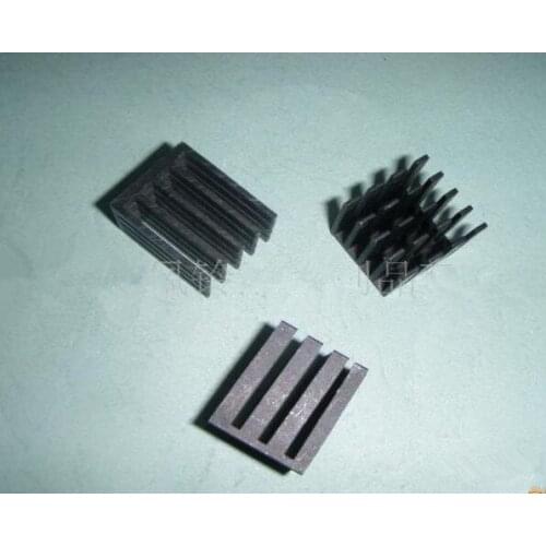 Free Ship 20PCS High quality TO-220 Aluminum Heat sink amplifiers small radiator 19*25.4*19mm Black Anodize aluminum heatsink