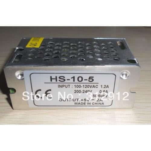 5V/2A/10W switch mode power supply,size:84*58*38mm