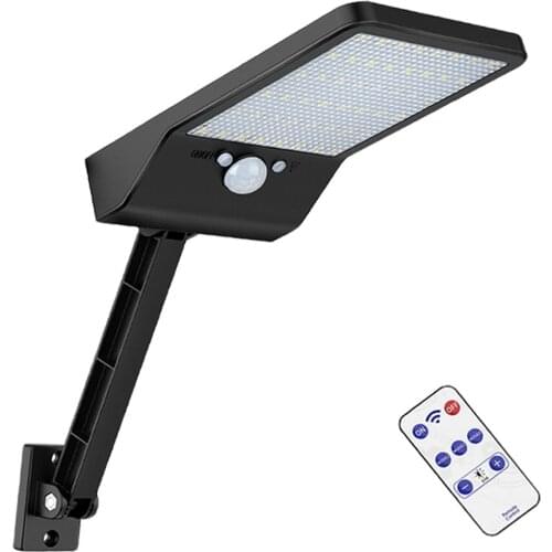 KL LED-Solar-path-flood-Light porch-wall-Lamp Outdoor Remote-Control Ip65 Pir-Motion-Sensor&3