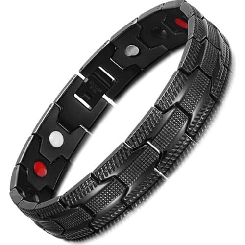 Energy Germanium Magnetic Bracelet for Men Arthritis Chain Link Bangle