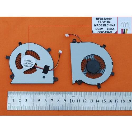 New Laptop Cooling Fan for Toshiba Satellite P55W-B Original PN: BLS NFB68A05H CPU Cooler/Radiator