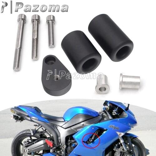 Motocycle Crash Protectors Frame Sliders For Kawasaki Ninja ZX-6R ZX6R 2007 2008 ZX 6R Bodywork Fairing Protection Sliders