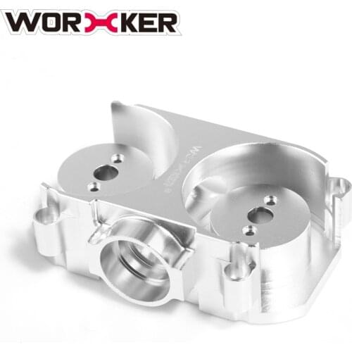 Worker Aluminum Alloy Modified Flat Flywheel Cage Set Toy Accessories for Nerf STF/CS-18 - Silver