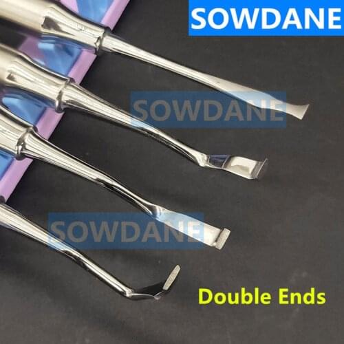 1 Piece Dental Ochsenbein Chisel Tooth Bone Knife Split Grafting Oral Surgery Tool Double ends Stainless steel