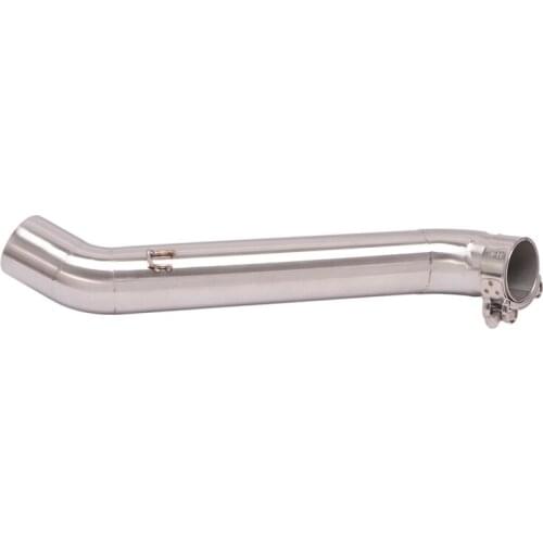 Escape Motorcycle Exhaust Middle Link Pipe Mid Connect Tube Stainless Steel Exhaust System For HONDA VFR1200 2009-2015