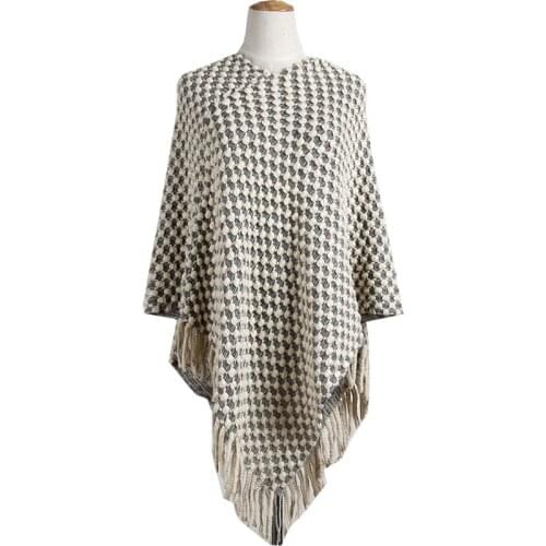 2017 Sweater Women Autumn And Winter Long Double V Collar Cloak Europe Fashion womens Sweaters And Pullovers Vestidos MMY69142