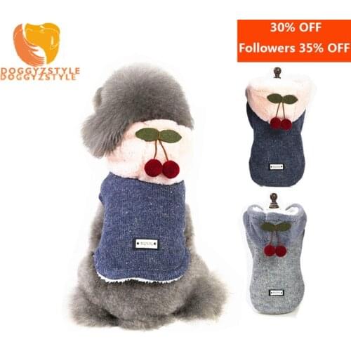 Winter Pet Dog Vest Warm Hooded jacket Coat Pet Cats Clothes Warm Clothing For Small Dog Chihuahua Pug French Bulldog S-XXL