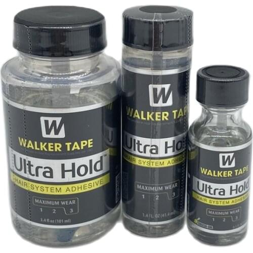 1 bottle 0.5 Oz New Walker Ultra Hold lace wig adhesive glue with 1 bottle 1 Oz remover for lace wig glue