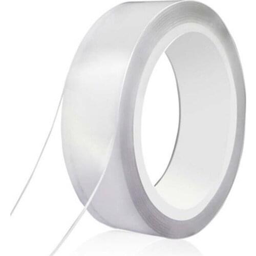 1M/2M/5M Nano Magic Tape Double Sided Tape Transparent No Trace Reusable Waterproof Adhesive Tape Cleanable Home gekkotape