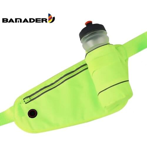 BAMADER Sport Running Waist packs With Water Bottle Waist Bag Men Women Fanny Pack Run Belt For Phone Pocket Camping Hiking Bag