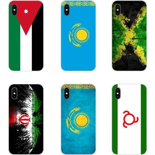 Iran Iraq Jamaica Kazakhstan National Flag For Samsung Galaxy S3 S4 S5 Mini S6 S7 Edge S8 S9 S10 Lite Plus Note 4 5 8 9 TPU Case