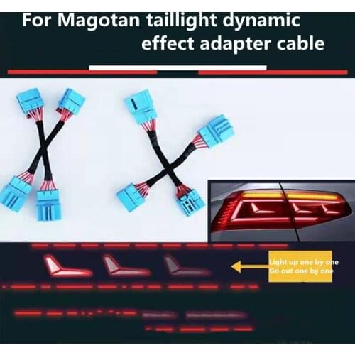 For 20 styles of Magotan taillight adapter cables to achieve dynamic taillights Magotan dynamic taillight adapter cables