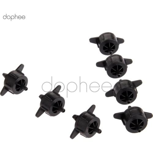 Dophee 100Pcs Adjustable Flow Pressure Compensating Dripper Emitter Shunt 8L Shunt Irrigation Dripper Garden Drip System