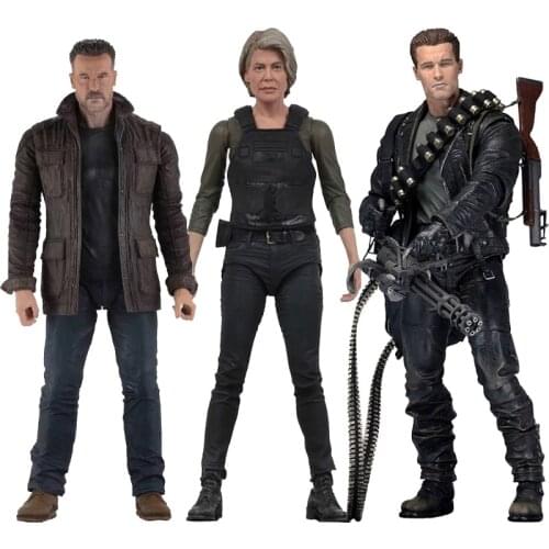 Terminator Figure Fate Figure NECA Action Figure Terminator 2 T-800 Sarah Connor Figures Collectible Model Toy Gift