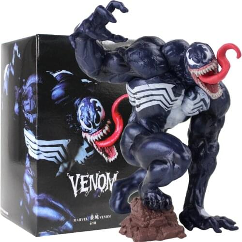 14cm Anime Cartoon Figure Toy Venom The Black Eddie Brock Model Dolls