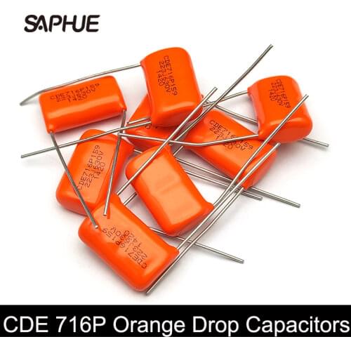 10pcs SBE Orange Drop Capacitors 716P .022uf/600V 23MM Guitar Capacitor guitar parts