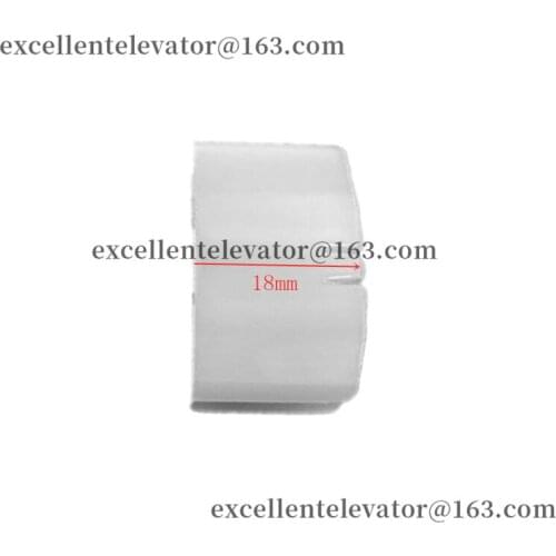Elevator Door Slider Basement L40mm W11mm H18mm White Use for Selcom 1 Pack=20 Pieces
