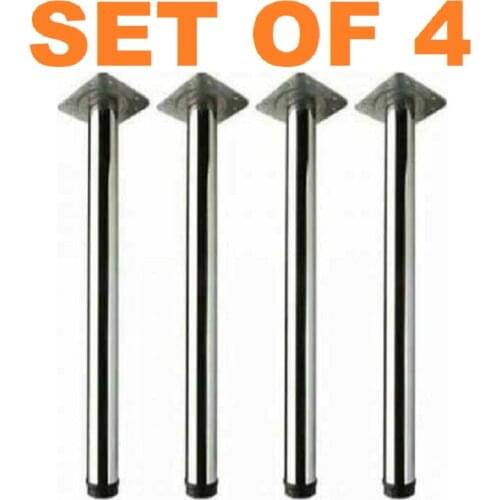 - BEST QUALITY - Made in Turkey H: 71 cm Long Cylinder Table Metal iron leg Stainles Steel legs